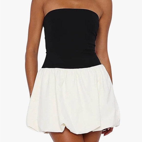 A New Day Women's Bubble Hem Knit Mini Dress Summer Dress Beach Dress - Picture 2 of 11